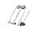 5-teiliges Neuro-Hammer-Set, Edelstahl, Silber 9