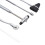 5-teiliges Neuro-Hammer-Set, Edelstahl, Silber 7