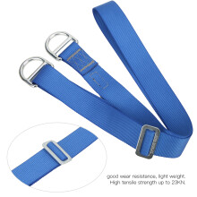 1,5 m verstellbares Polyester-Kletterbändseln, blauer Sicherheitsschlaufenseil, 2 kN
