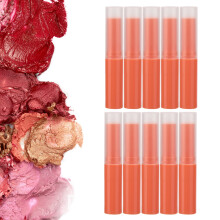 10 Stück Orange Lippenbalsam Röhrchen 3g DIY Lippenstiftbehälter PP Farbvielfalt