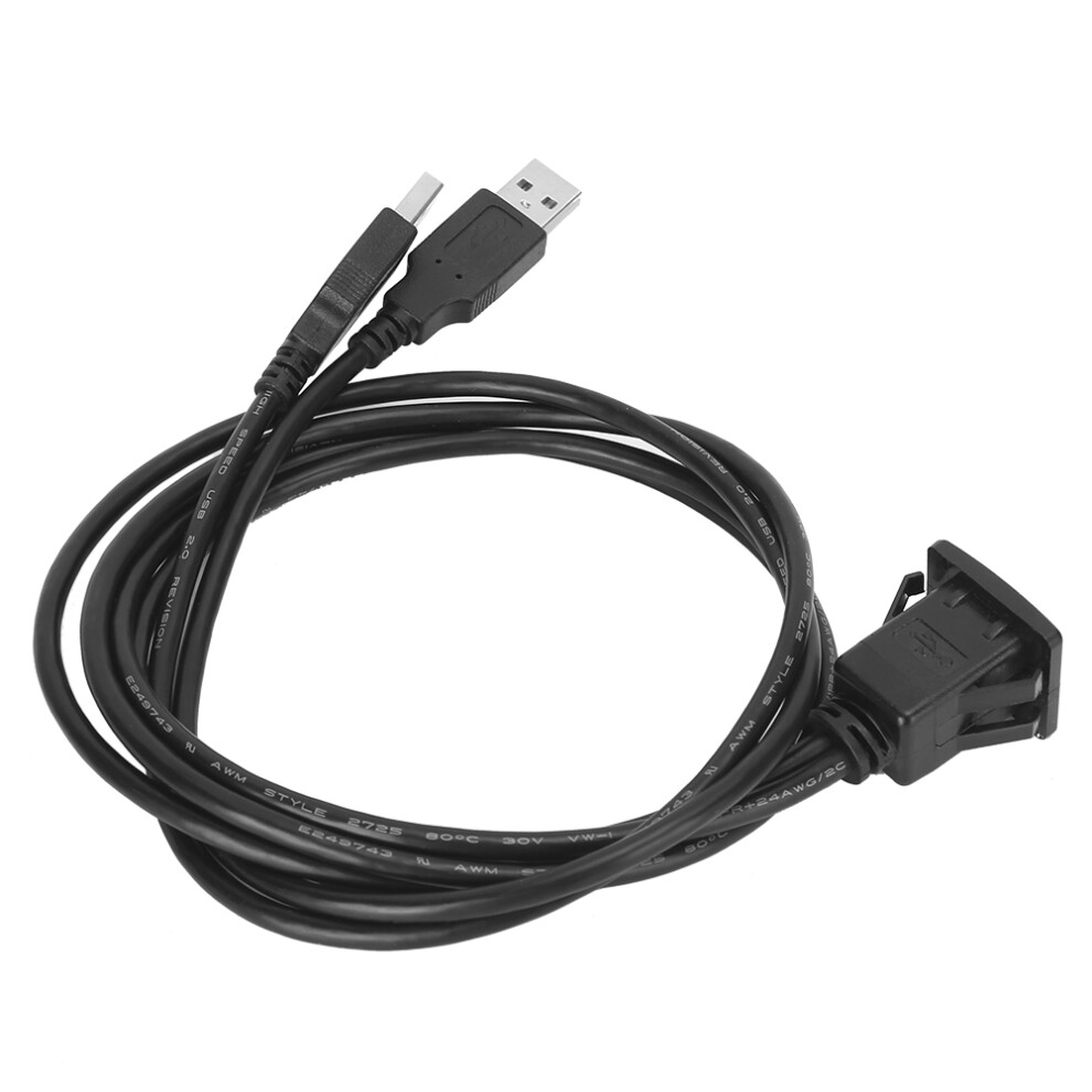 Waterproof Usb 2.0 Extension Cable Dual Interface 1M/3.3Ft 4921341060415