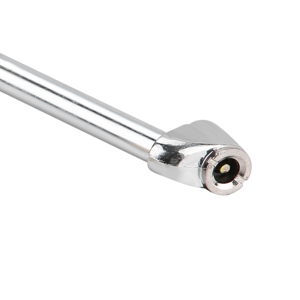 Handheld Car Tire Inflator With Pressure Gauge, Dual Chuck, Aluminum Alloy 3091341061420
