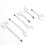 80-Pcs Steel Pegboard Hooks Storage Set for Garage, Workshop, Tool Organization 5