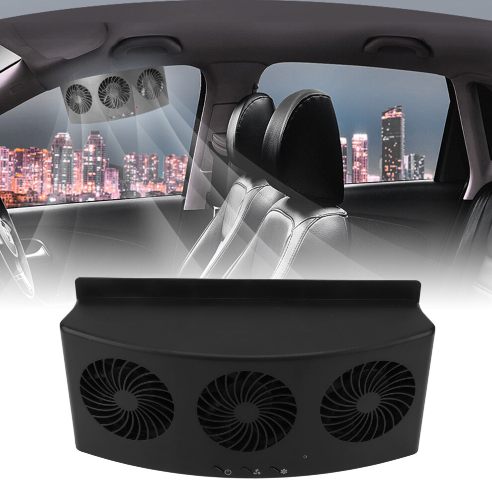 Quiet 4000 Rpm 3-Fan Usb Exhaust For Cars - 2 Adjustable Speeds 4021341064496