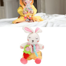 Mordedor de peluche con forma de conejo de PU 12.99x7.48x2.56in Colorido