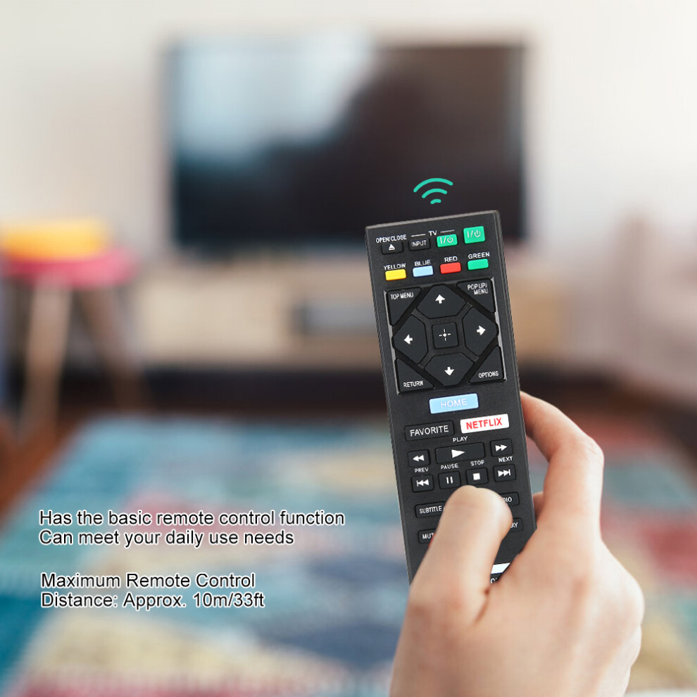 Universal Abs Tv Remote For Rmt Vb100u, 10M Range Black 9381341068173