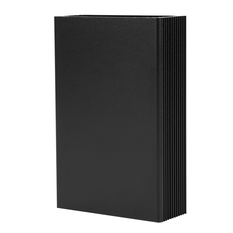 Aluminum Project Box Matte Black 27X66x100mm For Diy Electronics 7671341068337