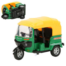Alloy Kid Three Wheels Motorcycle Toy 1/43 Scale with Light & Sound Green