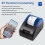58mm Thermo-Belegdrucker USB&BT, 1 Rolle Desktop 4