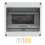 Circuit Breaker Box 8 Way Surface Mounted IP65 1