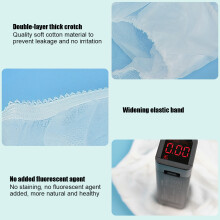Disposable Maternity Underpants 10 Pack Elastic Briefs for Pregnant Women XXL
