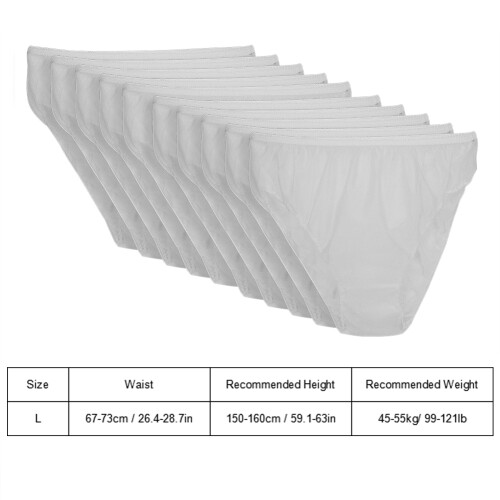 Comfortable 10Pcs Maternity Disposable Underpants for Postpartum L 2