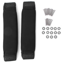 A Pair of Black Kiteboard Kitesurfing Surf Board