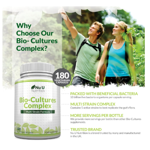 Bio-Cultures Complex - 180 High Strength Capsules 2