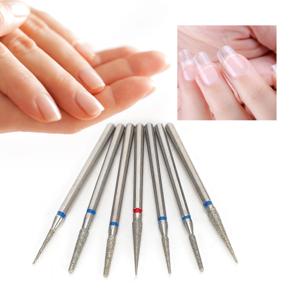 Electric Nail Art Drill Bit No.07 Diamond Sand Grinding Head for Manicure