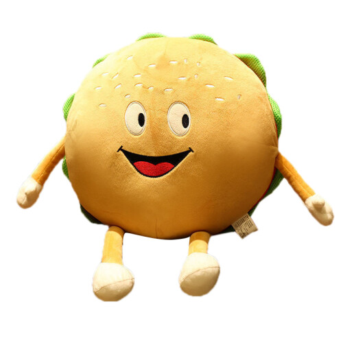 Hamburger Type3 30cm/11.8in Almohada de peluche rellena de algodón PP 1