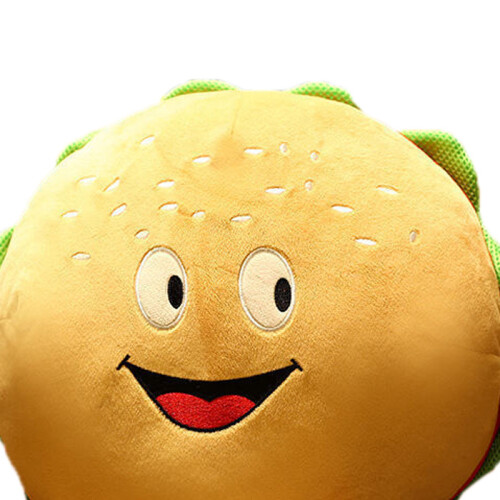 Hamburger Type3 30cm/11.8in Almohada de peluche rellena de algodón PP