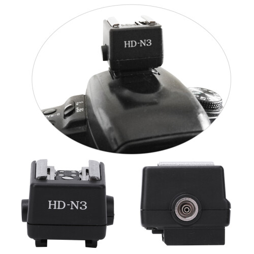 HD-N3 PC Camera Flash Hot Shoe Adapter Quick Attach for Video Equipment 2