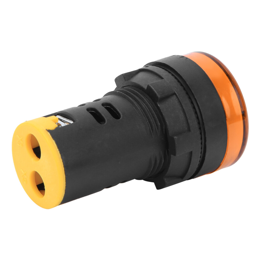 10Pcs 24V Led Power Indicator Light Ï22Mm Yellow Ad16-22D S Ip65 9411341084276