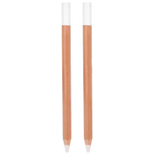 White Charcoal Pencils 2Pcs for Professional Sketching & Art Supplies