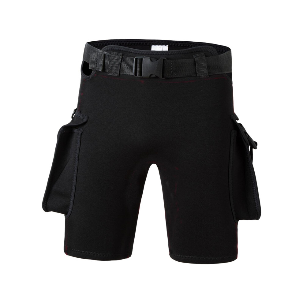 (Black, XXL) Scuba Diving Shorts Supplies en Submerble Pants for Diving Swimming-image-OPC-PJMBRH6-NEW