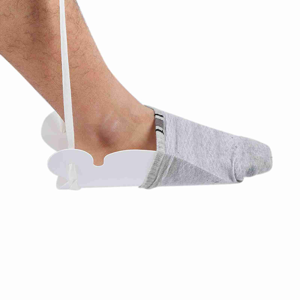 Flexible Soft Plastic Stocking Aid Sock Helper Slider Device