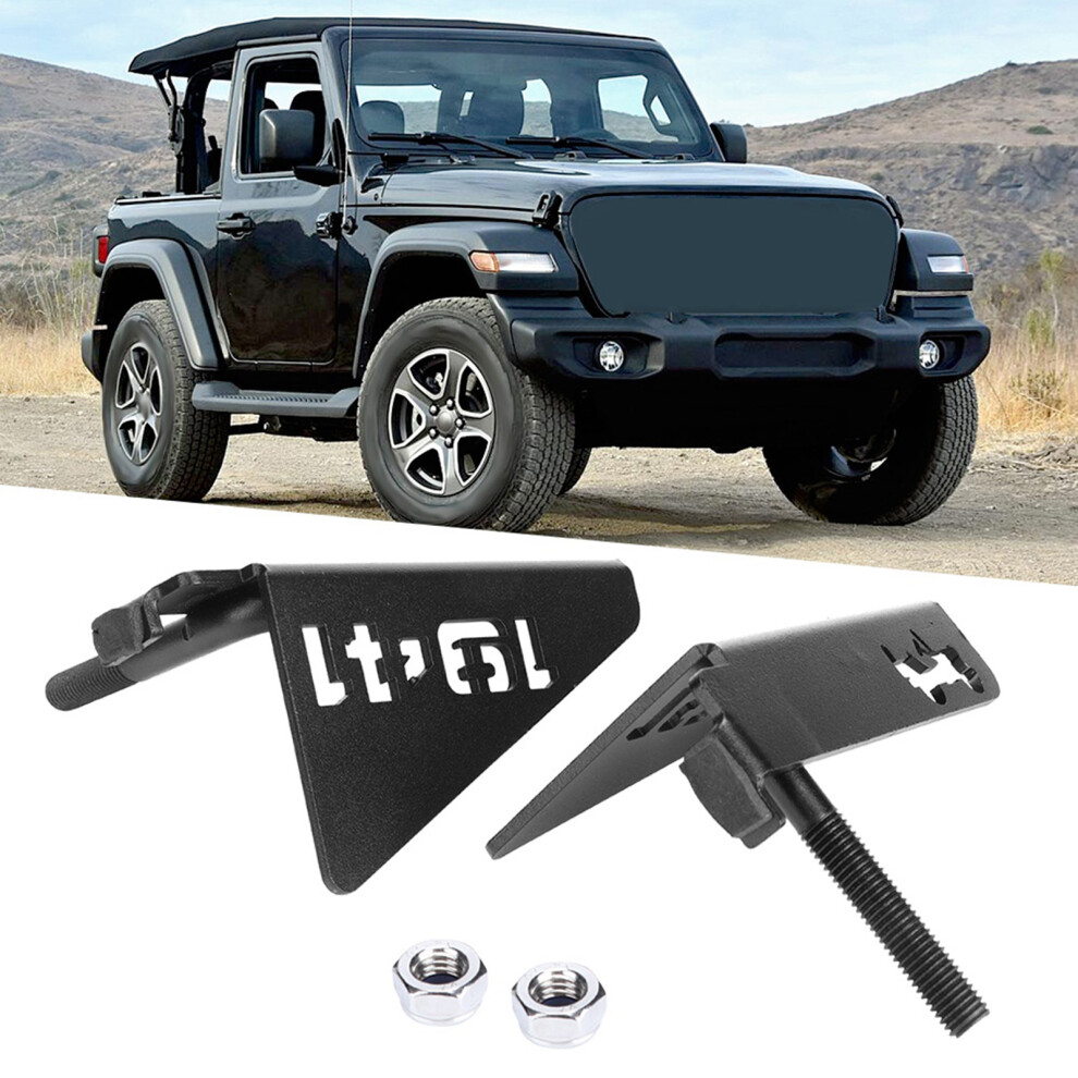 Jeep Wrangler Jl 2018+ Iron Exterior Foot Peg Pedal Black 5081341087344