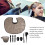 Haarfärbe-Set mit Pinsel, Schale, Lätzchen, Haarclips 3