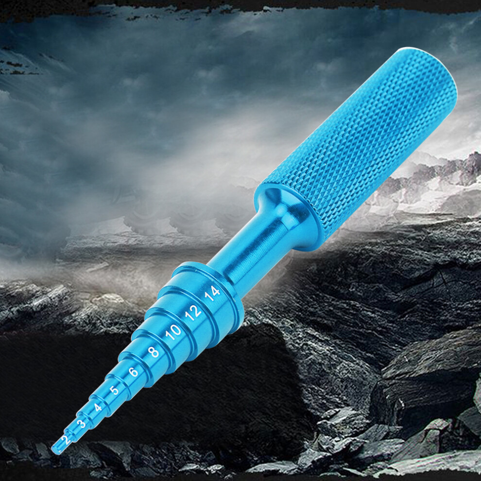 Lightweight Aluminum Tool For Rc Car Steering Hub Disassembly Blue 3441341088611