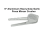Samuel Groves Professional 6" Aluminium Heavy Duty Garlic Press 1