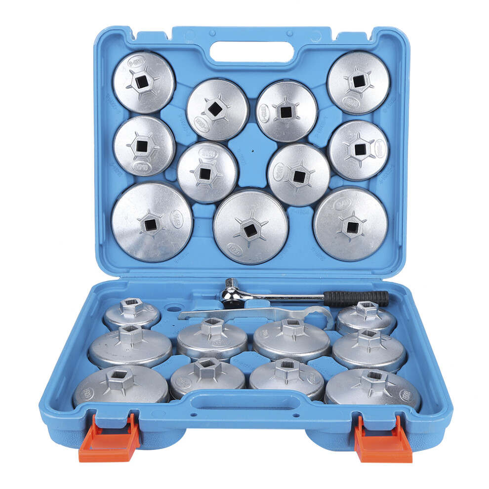 23Pcs Cup Type Oil Filter Wrench Removal Socket 9121376634734