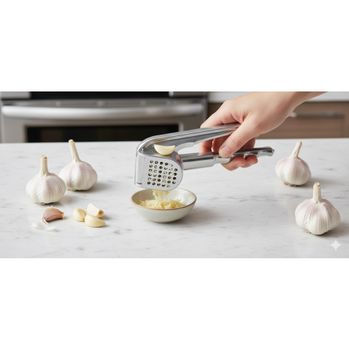 Samuel Groves Professional 6" Aluminium Heavy Duty Garlic Press 2