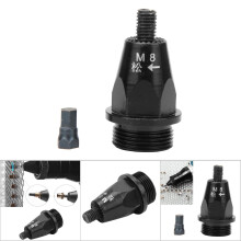 Hard Alloy Pneumatic Rivet Nut Gun Head M5-M10 Black for Riveting Tool