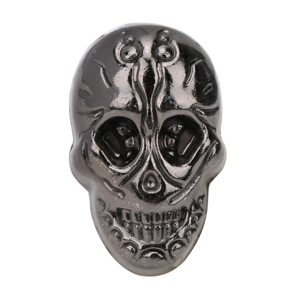 Gothic Punk Rivets 20Pcs 15.66X25.24mm Ghost Head Gun Color For Diy Crafts 7901341100318