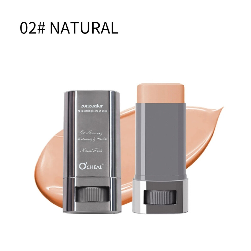 Dark (02 Natural, 30G) Liquid Concealer Stick Â Covers Acne Marks, Circles, Tattoos, And Freckles,