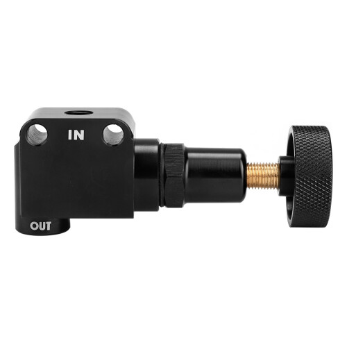 Universal Adjustable Aluminum Brake Proportioning Valve Black 103x41mm 2