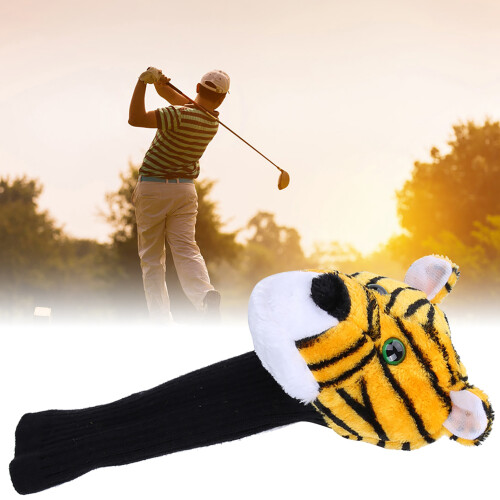 Plush Fabrics Cartoon Tiger Pattern Golf Putters 2