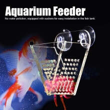 Acrylic Fish Feeder Cup 6x6x4.5cm for Brine Shrimp & Bloodworms