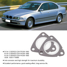 2Pcs Exhaust Manifold TO Down Pipe Gaskets Set For BMW E36 E34 E39 18301716888