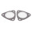 2Pcs Exhaust Manifold TO Down Pipe Gaskets Set For BMW E36 E34 E39 18301716888 6