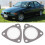2Pcs Exhaust Manifold TO Down Pipe Gaskets Set For BMW E36 E34 E39 18301716888 7