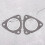 2Pcs Exhaust Manifold TO Down Pipe Gaskets Set For BMW E36 E34 E39 18301716888 4