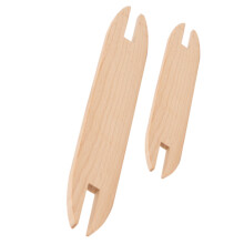 Beech Wood Weaving Shuttle 2pcs for Handmade Sweater Scarf & Tapestry DIY