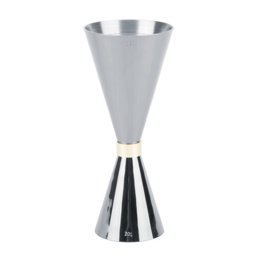 Stainless Steel Jigger Cone Shape 30ml/60ml Bar Tool Black Coating 1