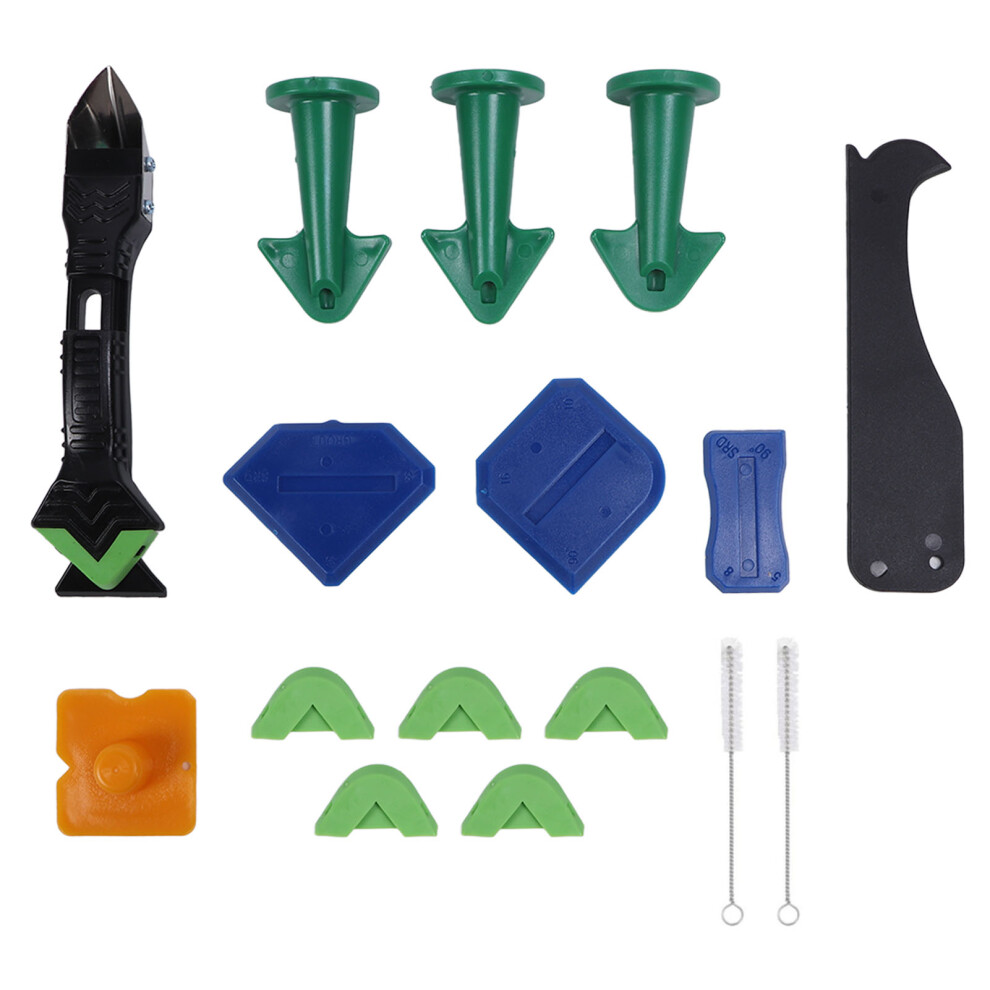 Silicone Caulking Kit Sealant Finishing Scraper