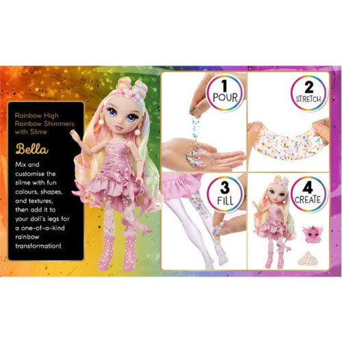 Rainbow High Doll Rainbow Shimmers with Slime Bella 1