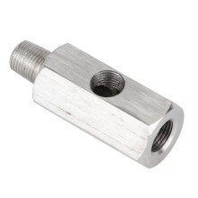 Durable 1/8 Inch BSPT Oil Pressure Sensor Tee for Turbo & Gauge