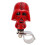 Red Warrior 3cm Diameter Steering Wheel Spinner Power Handle for Vehicles 2