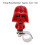 Red Warrior 3cm Diameter Steering Wheel Spinner Power Handle for Vehicles 8