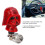 Red Warrior 3cm Diameter Steering Wheel Spinner Power Handle for Vehicles 6
